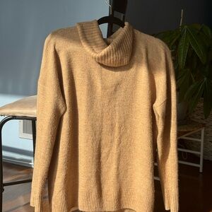 Banana Republic Tan Turtleneck Sweater